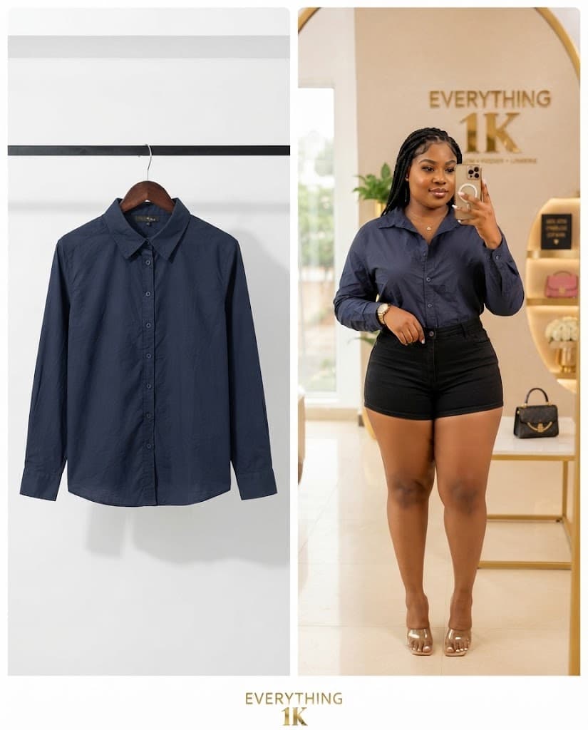 Pre-loved corporate Button-Down Long-Sleeve Shirt