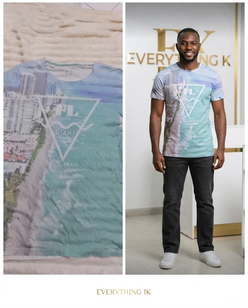 Miami South Beach" Scenery Graphic Tee