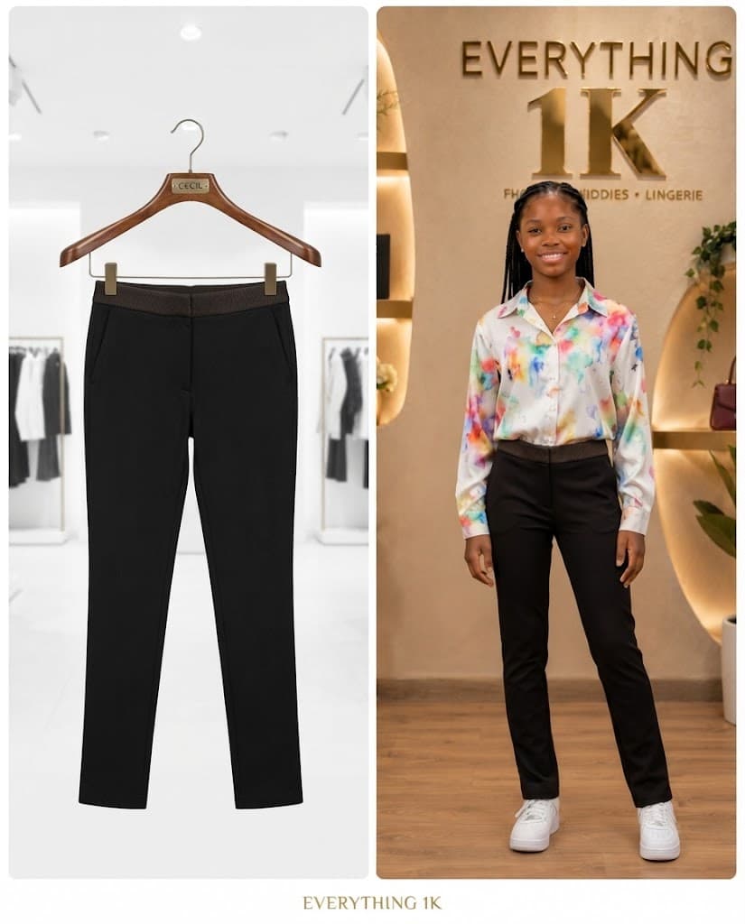 Black Tailored Trousers (Ages 11-12)