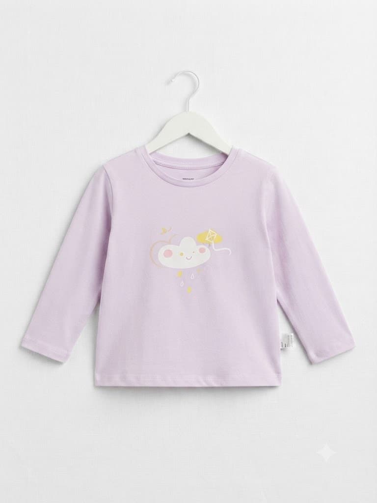 Pre-loved Unisex Long-Sleeve Graphic T-Shirt 3-5 years
