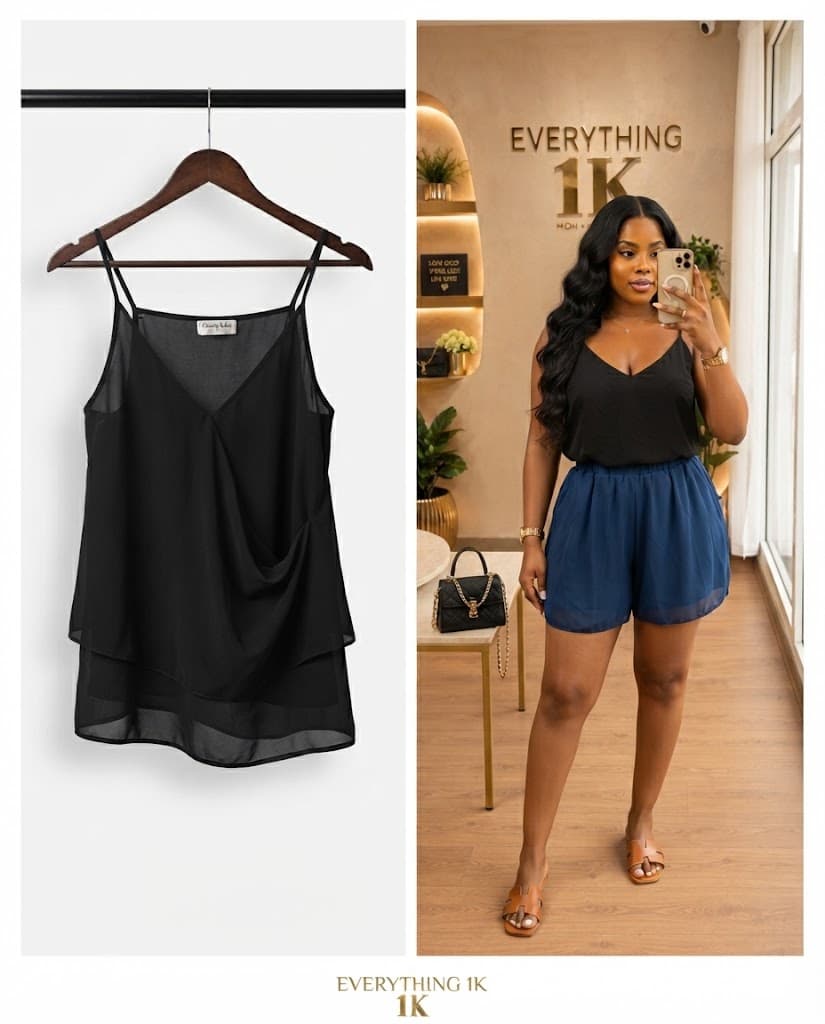 Pre-loved Layered V-Neck Cami Top
