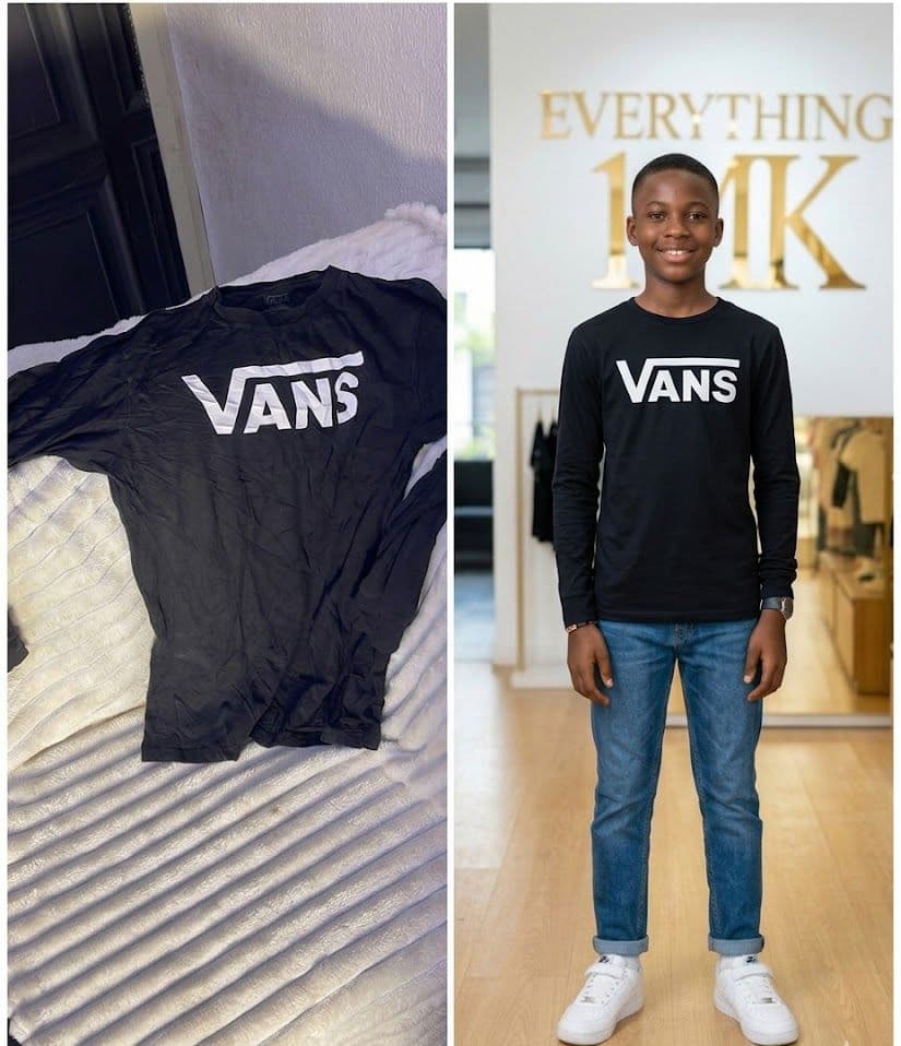 Boys Vans" Classic Long-Sleeve Logo Tee 15-18 years
