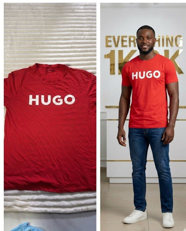 HUGO" Bold Brand Logo Tee
