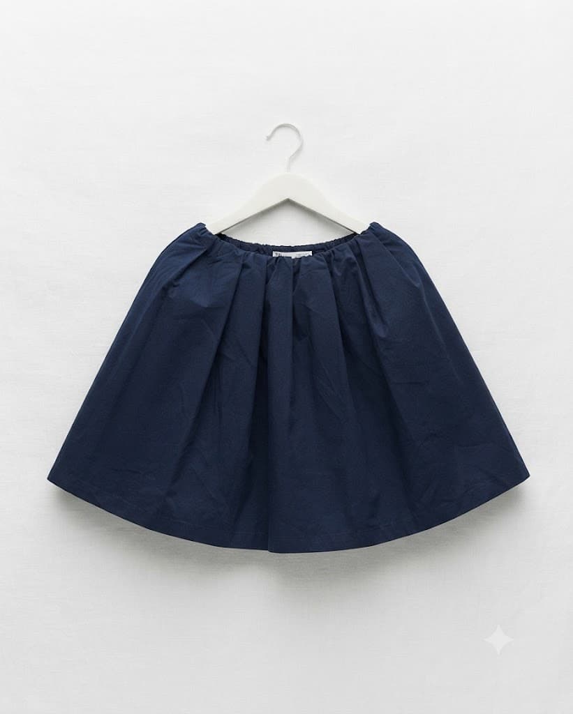 Girls Navy Blue Pleated School Skirt: Classic Pleated Tennis Skirt 5-7 Years