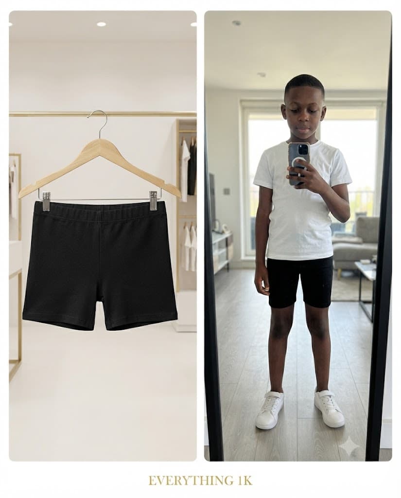 Pre-loved Unisex Cotton Biker Shorts 3-5years