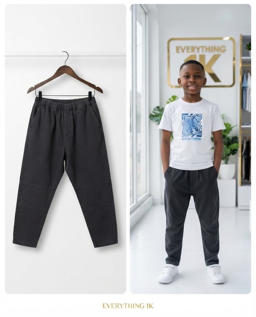 Pre-loved Elastic Waist Utility Trousers 5-7 years