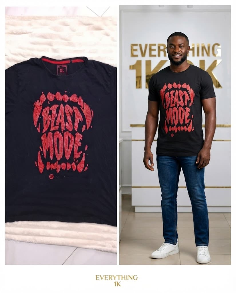 Beast Mode" Ripped Jaw Graphic Tee