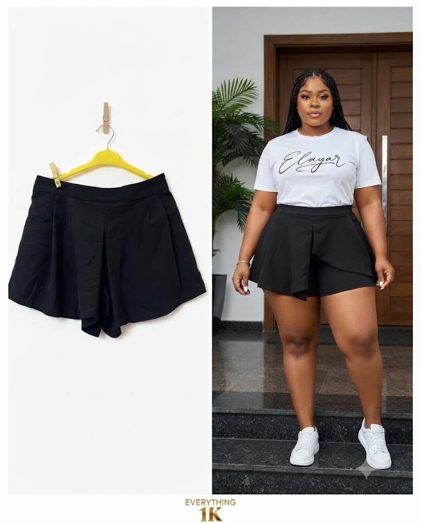 Active Style Pleated Mini Skort