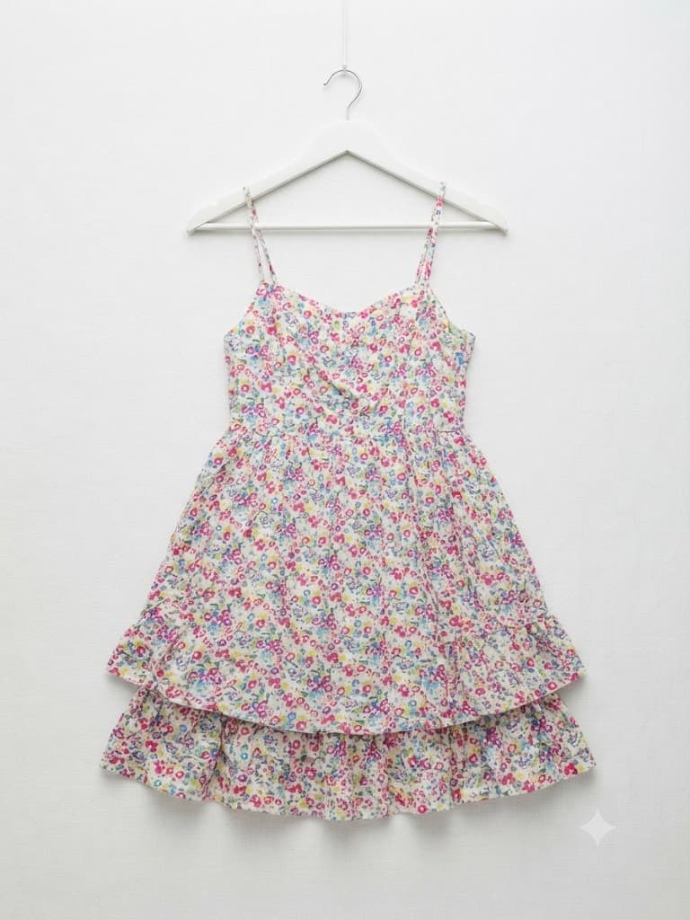 Pre-loved Girls Tiered Floral Sundress 8-12 years,