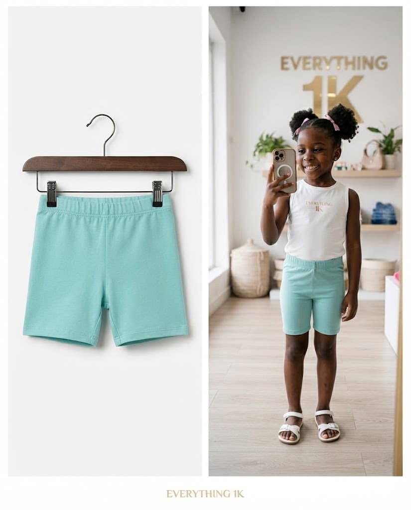 Pre-loved unisex Biker Shorts 4-6 years