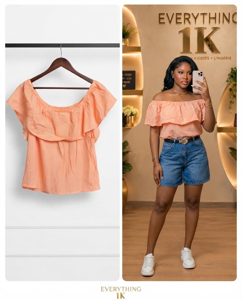 Pre-loved Off-the-Shoulder Ruffle Top
