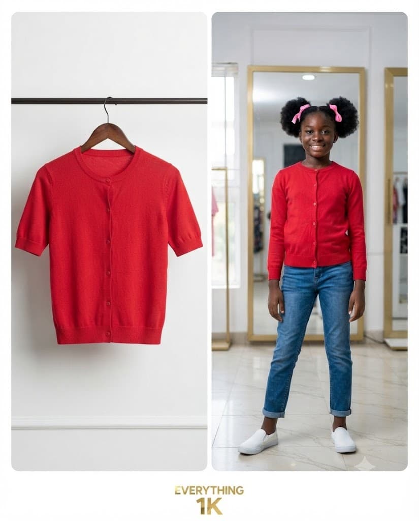 Pre-loved Girls Button-Front Cardigan 10-13 years