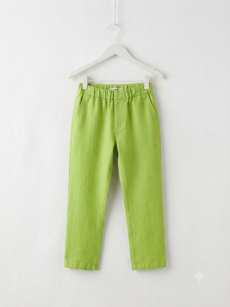 Pre-loved Boys Casual Linen Trousers 4-6 years