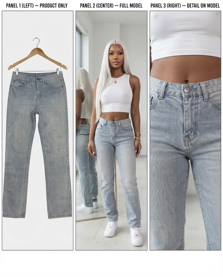 Light Wash Mid-Rise Straight-Leg Jeans 28