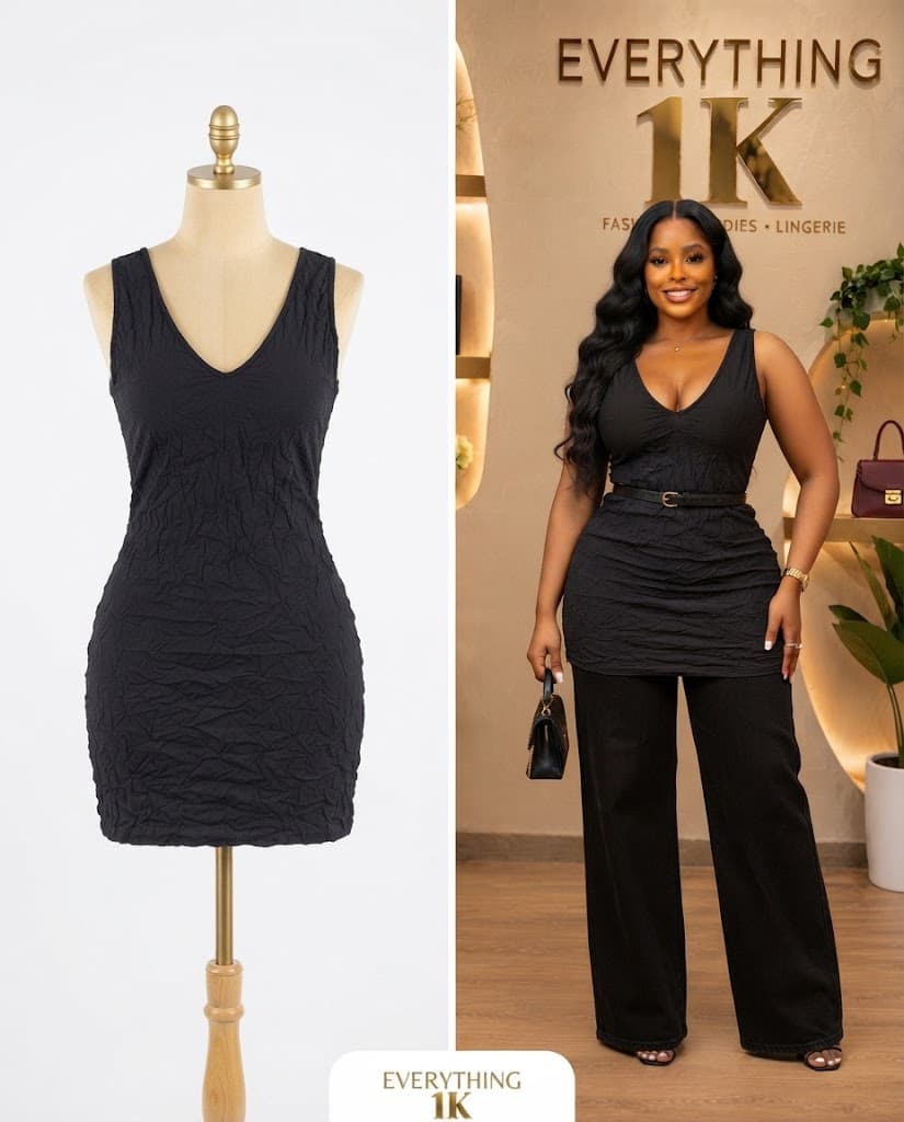 Black V-Neck Party Ruched Bodycon Dress