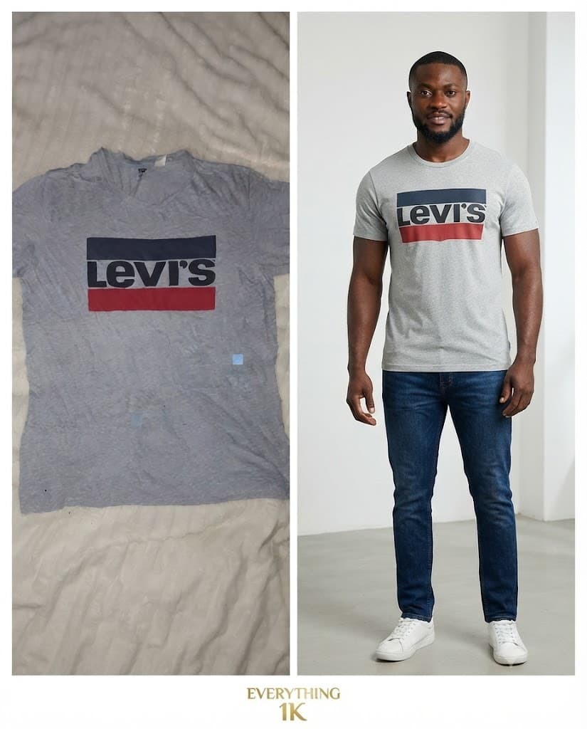 Levi's Logo Block Crewneck Tee