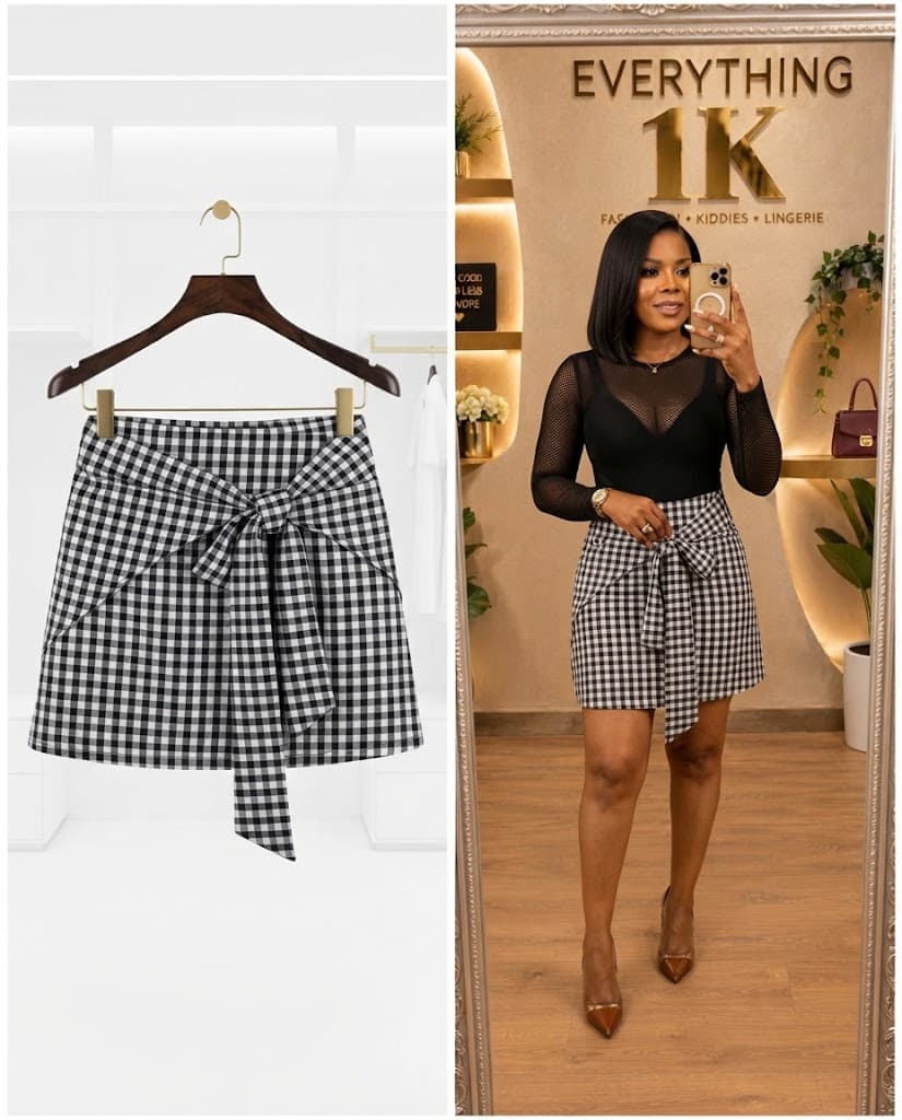 Khaki Utility Pocket Mini Skirt