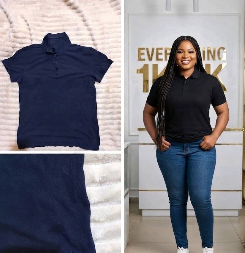 Classic Dunnes Black Polo Shirt