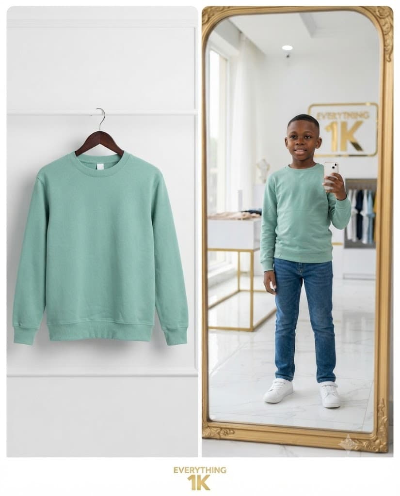 Pre-loved Unisex premium Crewneck Sweatshirt 7-10 years