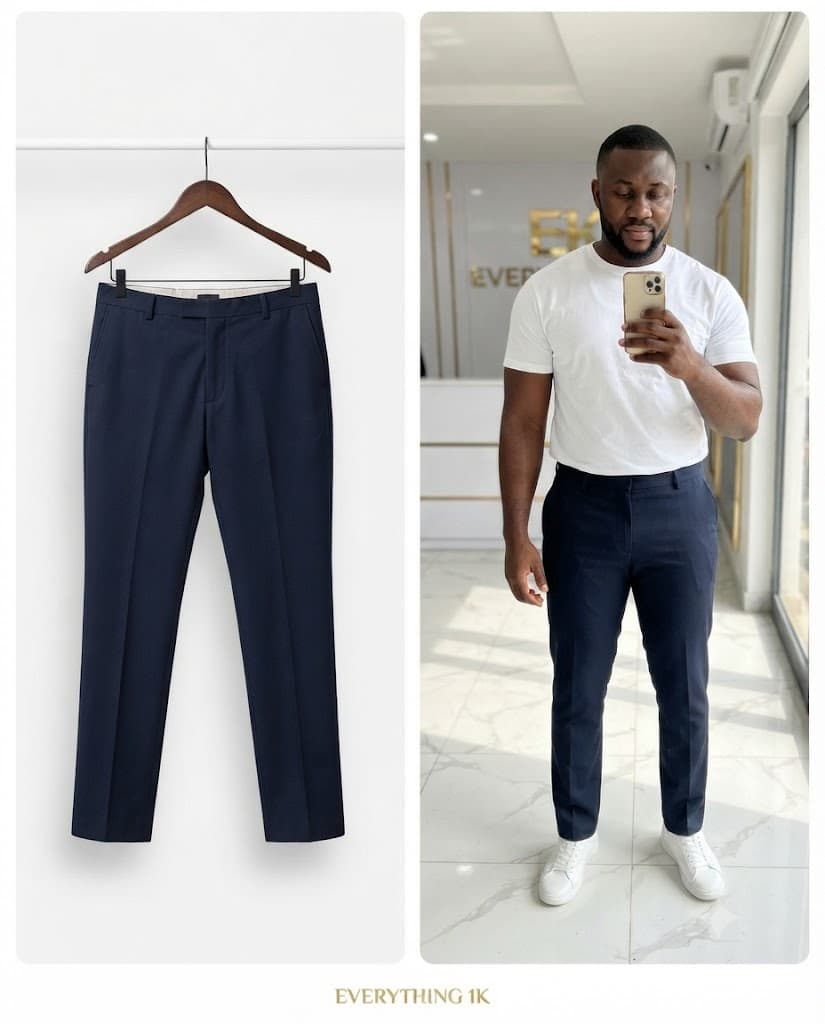 Tailored Slim-Fit Trousers