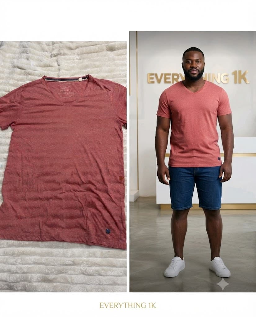 Vintage Washed V-Neck Tee
