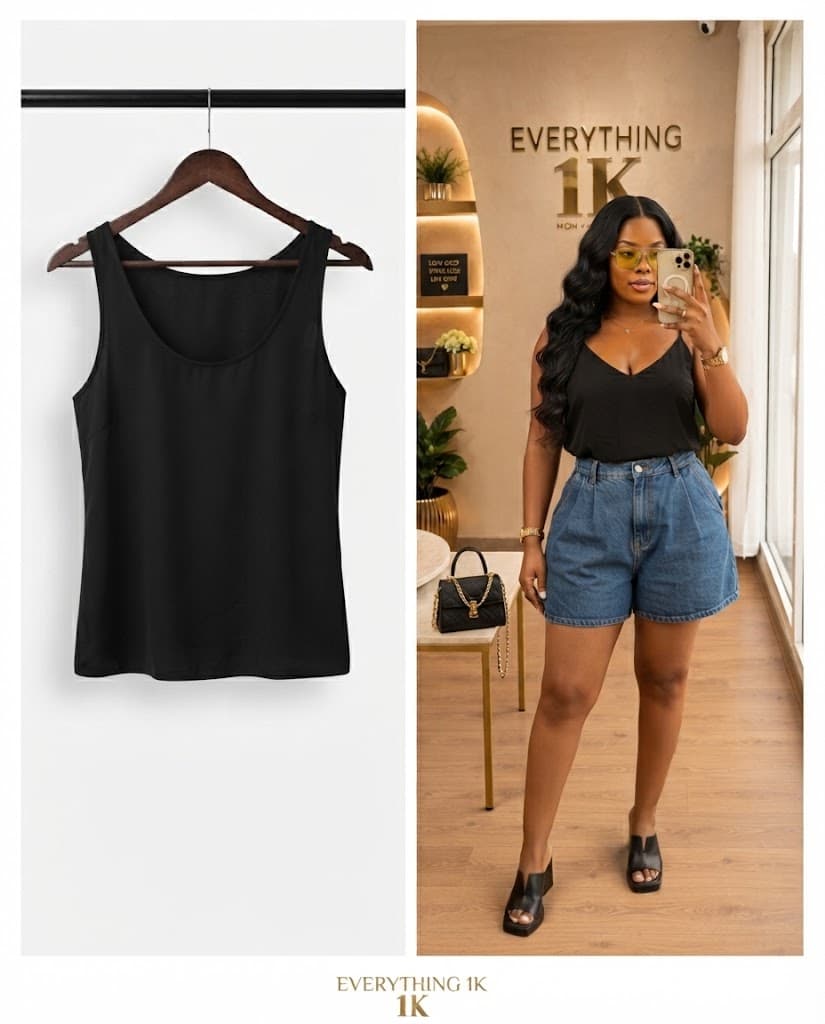 Pre-loved Scoop-Neck Tank Top