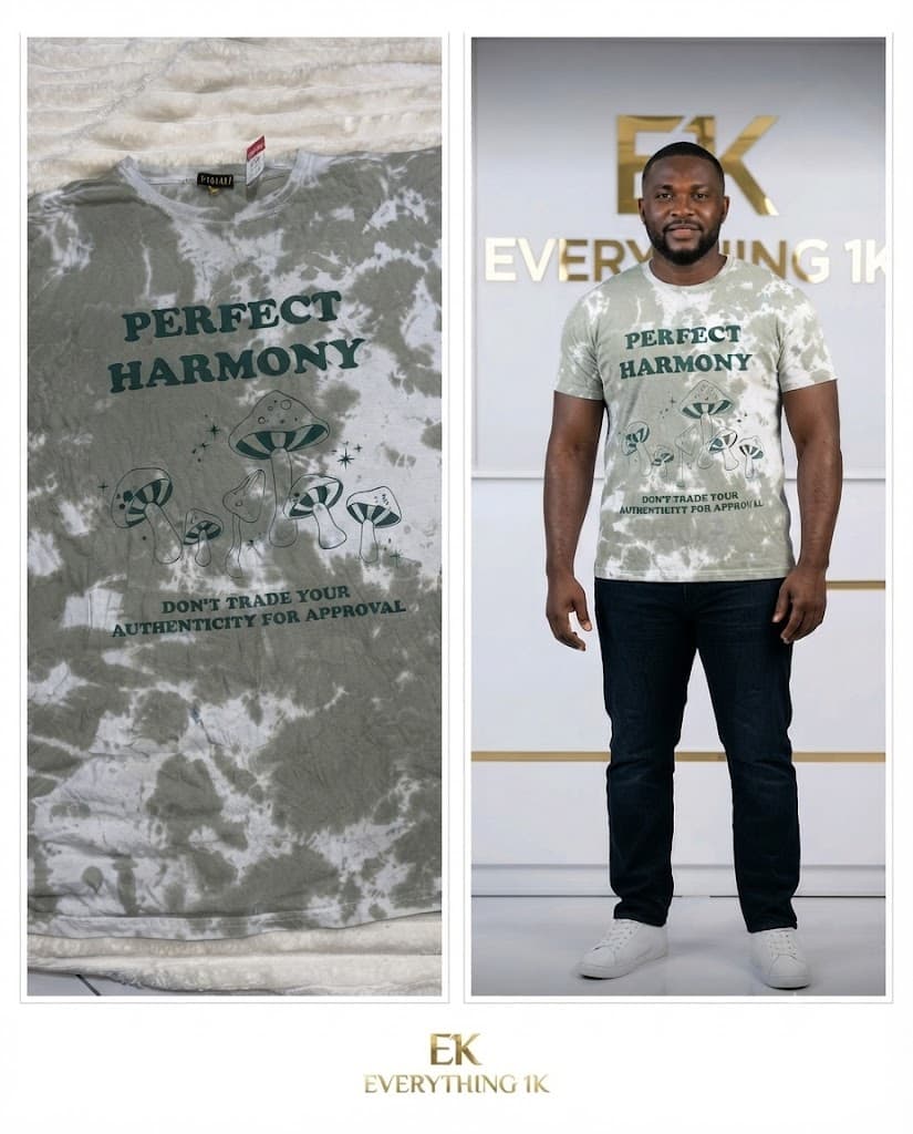 Perfect Harmony Mushroom Tie-Dye Tee