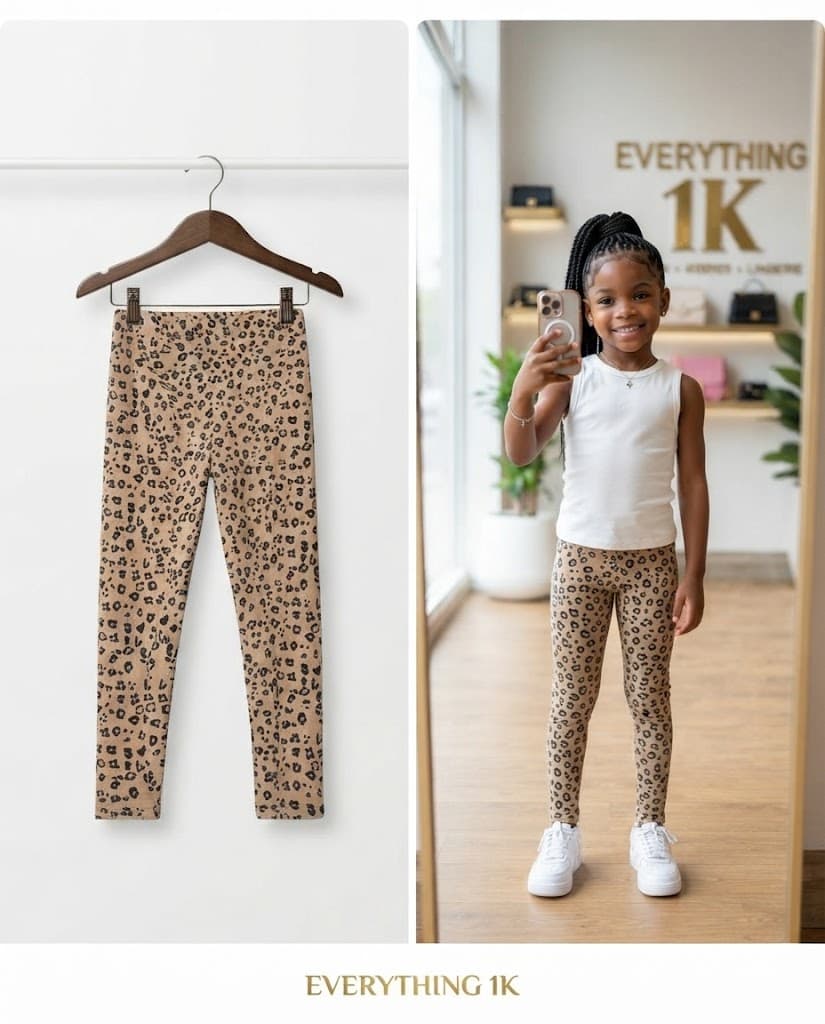 Pre-loved Animal Print Leggings 2-4 years