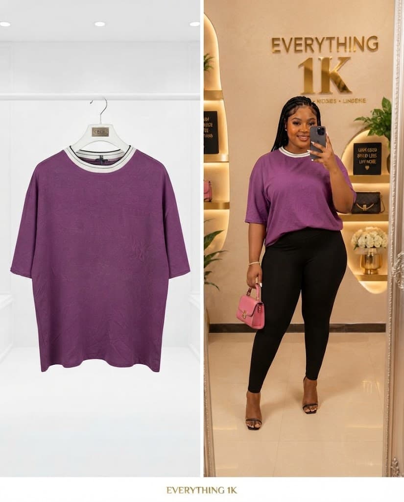 Purple Basic T-Shirt
