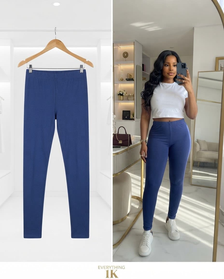 Deep Blue Casual essential Leggings