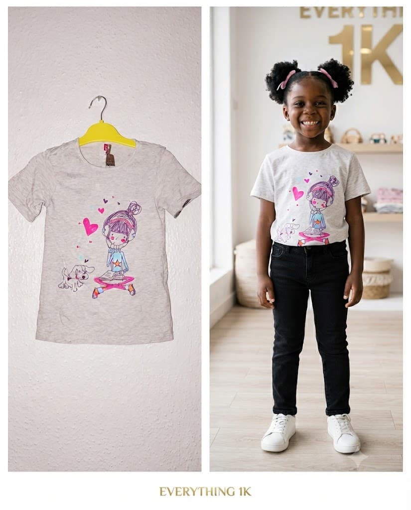 Pre-loved Girls Unicorn Graphic Long-Sleeve Top 4-6 years