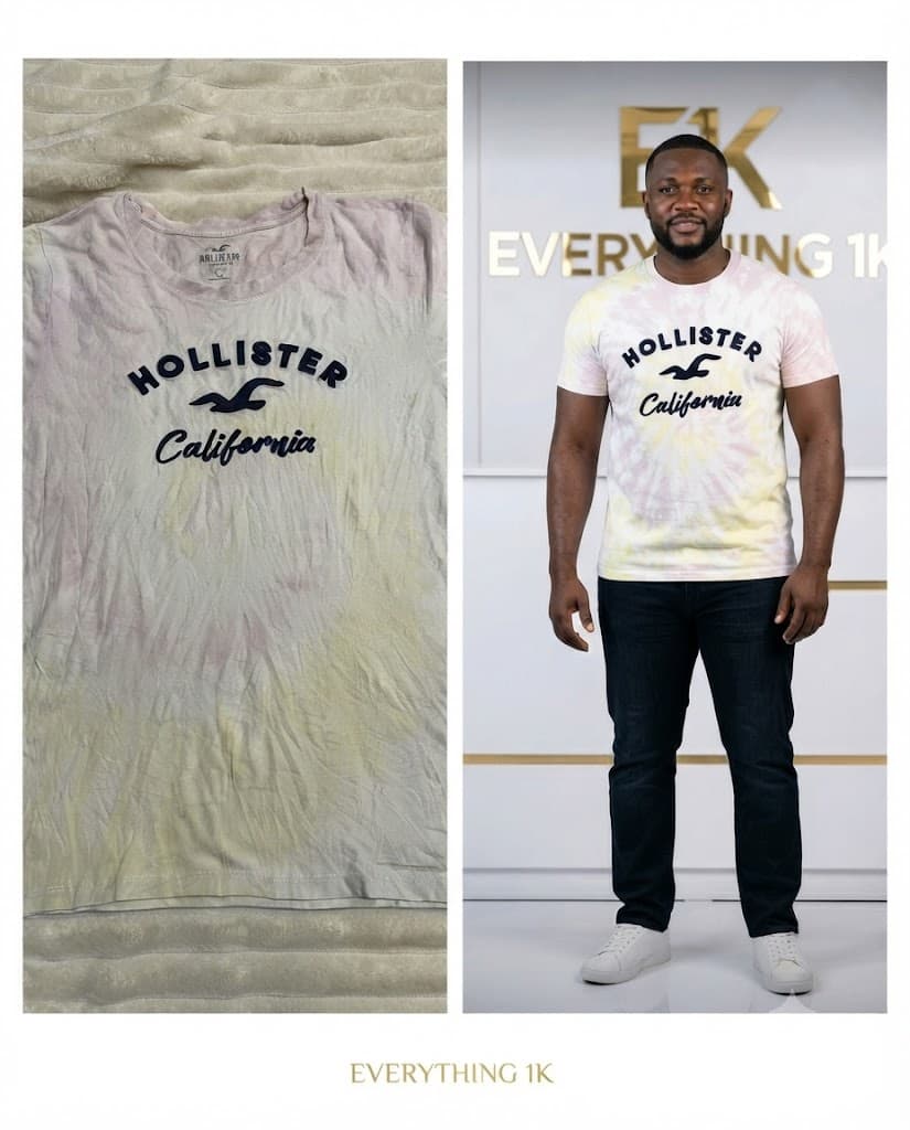 Hollister California Tie-Dye Logo Tee