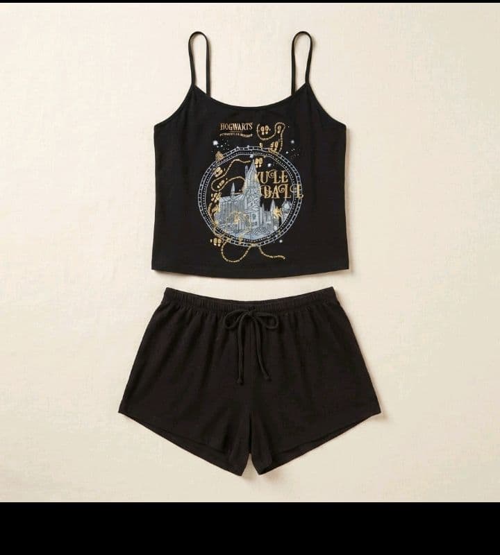Harry Potter Hogwarts Yule Ball Cami & Short Pajama Set