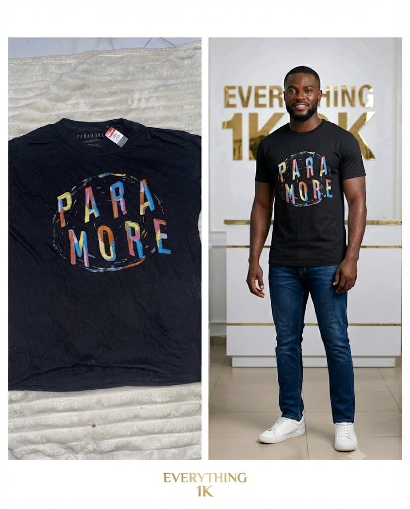 Men Paramore Graphic Music Tee