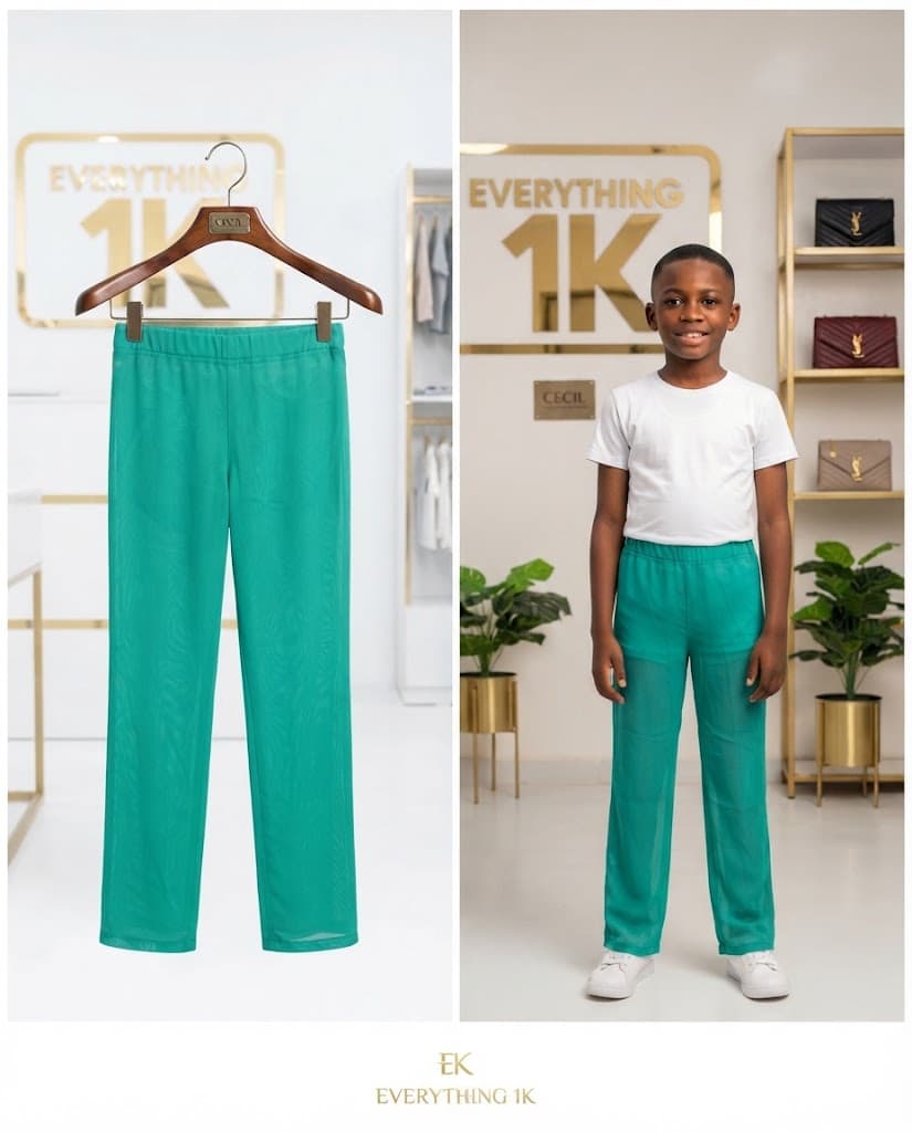 Emerald Green Pants (Ages 5-6)