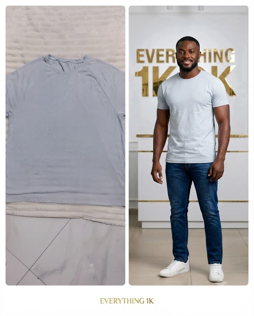 Soft Cotton Basic Crewneck Tee